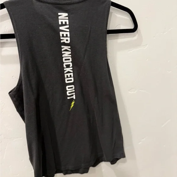 KENDALL TOOLE X Spiritual Gangster Gray Sleeveless Top - Picture 2 of 2